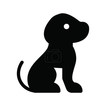 Ilustración de Icono del perro, ilustración del vector - Imagen libre de derechos