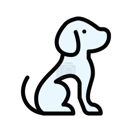 Illustration for Dog icon, vector illustration - Royalty Free Image