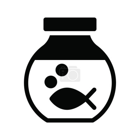 Ilustración de Icono del acuario, ilustración vectorial - Imagen libre de derechos