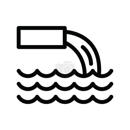 Photo for Pipe icon, vector illustration - Royalty Free Image