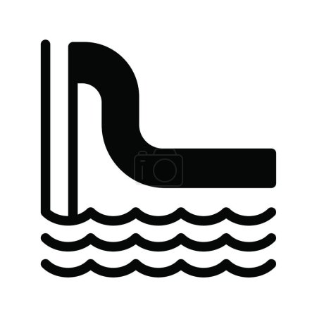 Ilustración de "rebanada "icono, ilustración vectorial - Imagen libre de derechos