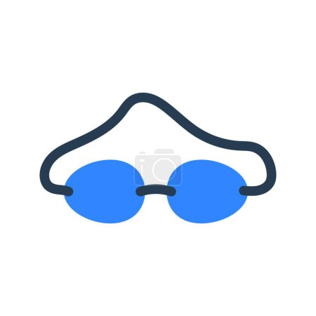 Illustration for Swimming glasses icon, vector illustration - Royalty Free Image