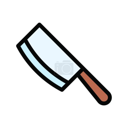 Illustration for "chop " icon, vector illustration - Royalty Free Image
