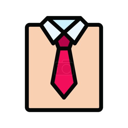 Illustration for "tie ", simple vector illustration - Royalty Free Image