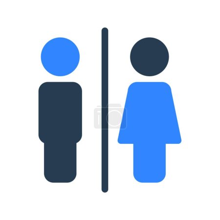 Illustration for Genders, simple vector illustration - Royalty Free Image