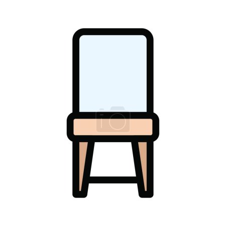 Illustration for Chair icon vector illustration - Royalty Free Image