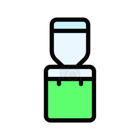 Illustration for "cooler " icon  vector illustration - Royalty Free Image