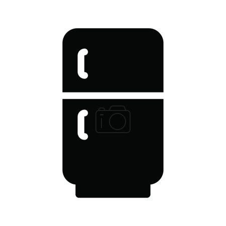 Illustration for Fridge icon, vector illustration simple design - Royalty Free Image