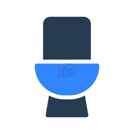 Illustration for Toilet icon, vector illustration simple design - Royalty Free Image