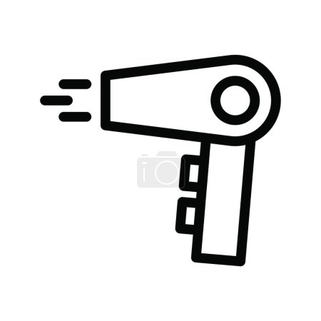 Illustration for "blower " web icon vector illustration - Royalty Free Image