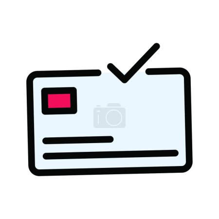 Ilustración de "tarjeta "icono web vector ilustración - Imagen libre de derechos