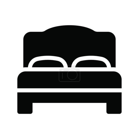 Téléchargez les illustrations : Icône de l'hôtel, illustration pour web design - en licence libre de droit