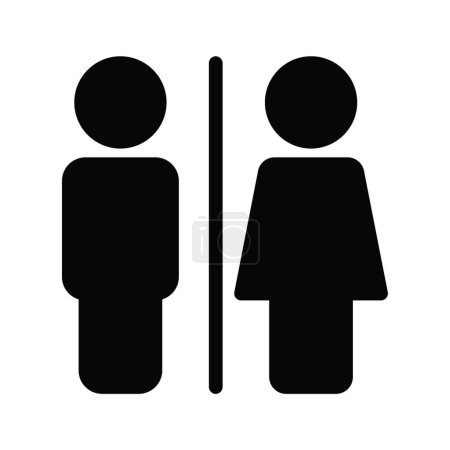 Illustration for "genders", simple vector illustration - Royalty Free Image