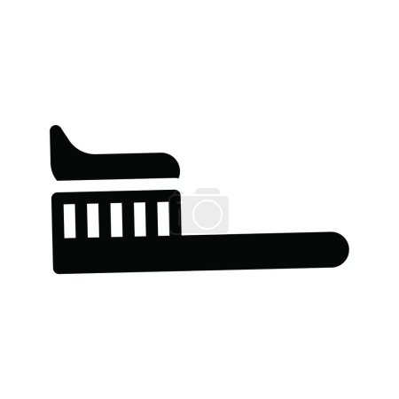 Ilustración de Icono de pasta de dientes, ilustración vectorial - Imagen libre de derechos