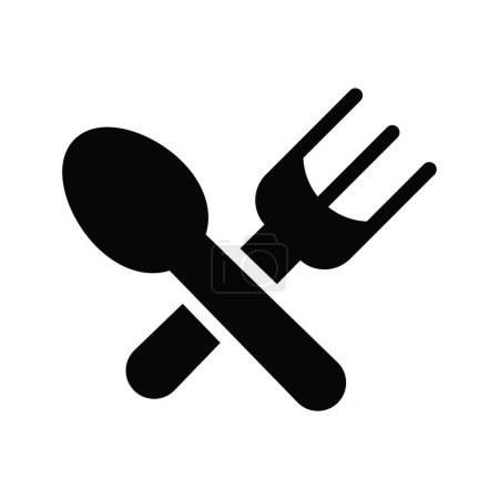 Illustration for "cutlery", simple vector illustration - Royalty Free Image