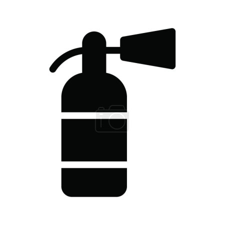 Illustration for Extinguisher web icon vector illustration - Royalty Free Image