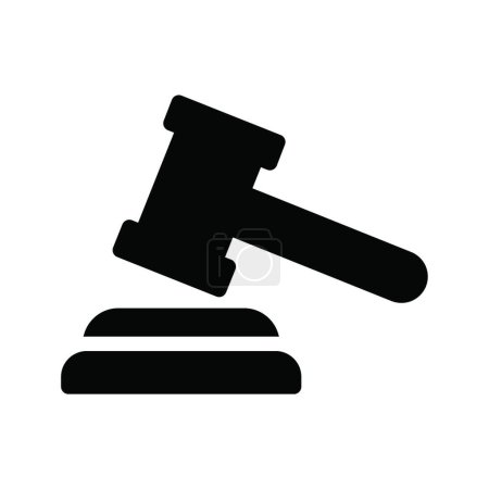Illustration for Law icon, vector illustration - Royalty Free Image