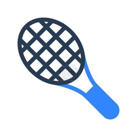 Illustration for Tennis racket icon, vector illustration - Royalty Free Image