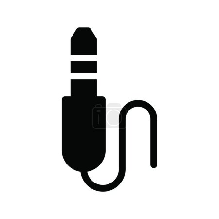 Ilustración de Icono de cable, ilustración vectorial - Imagen libre de derechos