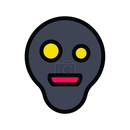 Illustration for "Halloween character", simple vector illustration - Royalty Free Image