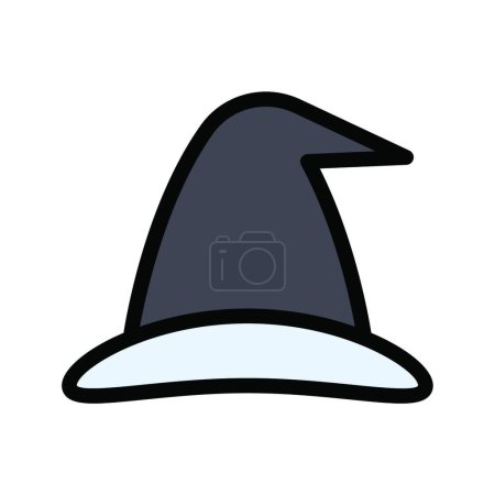 Illustration for Hat, simple vector illustration - Royalty Free Image