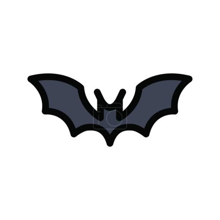 Ilustración de "murciélago de Halloween ", ilustración vector simple - Imagen libre de derechos