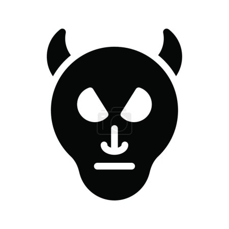 Illustration for Devil icon vector illustration - Royalty Free Image