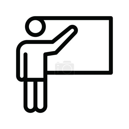 Illustration for Teaching icon, vector illustration - Royalty Free Image