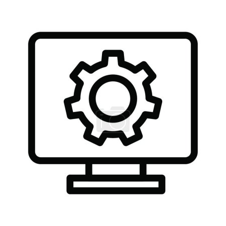 Illustration for Configure icon, vector illustration - Royalty Free Image