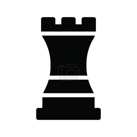 Illustration for Chess   web icon vector illustration - Royalty Free Image