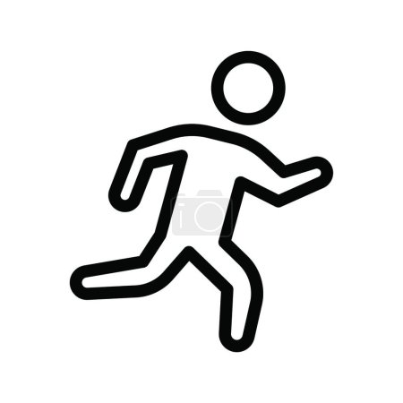 Ilustración de "maratón ", ilustración vectorial simple - Imagen libre de derechos