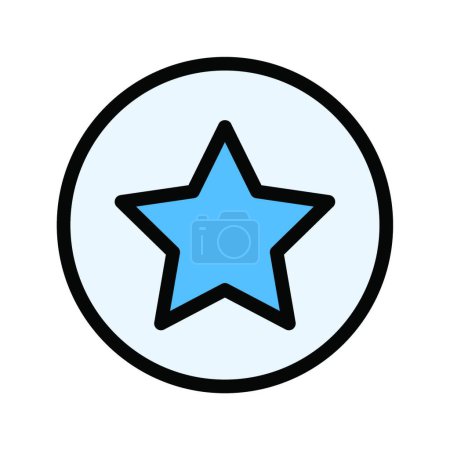 Illustration for Star symbol icon, vector illustration - Royalty Free Image