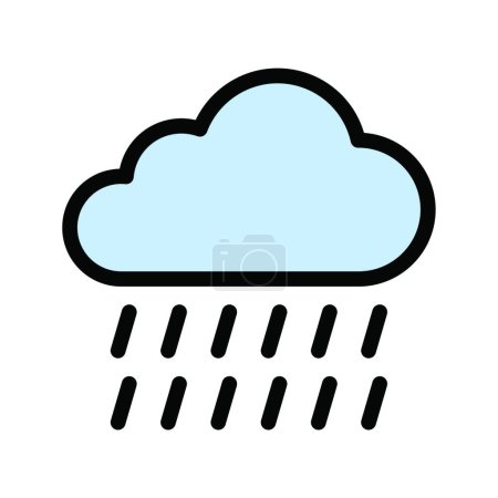 Illustration for "rain "  icon vector illustration - Royalty Free Image