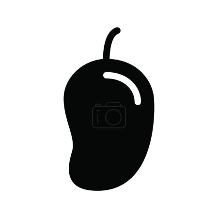 Illustration for "mango fruit ", simple vector illustration - Royalty Free Image