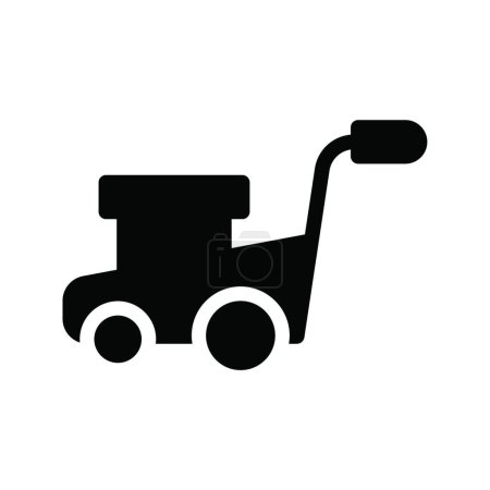 Illustration for "lawnmower", simple vector illustration - Royalty Free Image