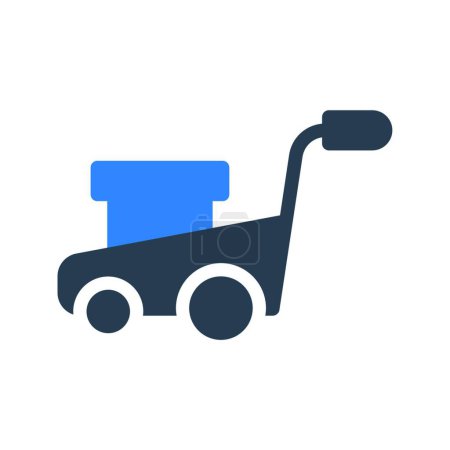 Illustration for "grass cutter", simple vector illustration - Royalty Free Image