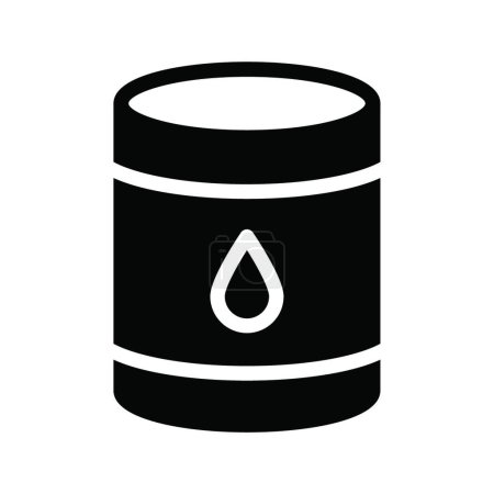 Téléchargez les illustrations : Oil tank icon, vector illustration - en licence libre de droit
