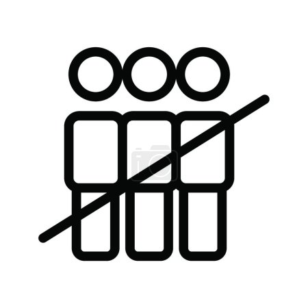 Ilustración de "agrupación "icono, ilustración vectorial - Imagen libre de derechos