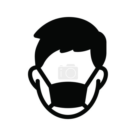 Ilustración de "máscara "icono, ilustración vectorial - Imagen libre de derechos
