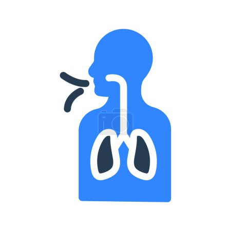 Ilustración de "alergia "icono, ilustración vectorial - Imagen libre de derechos