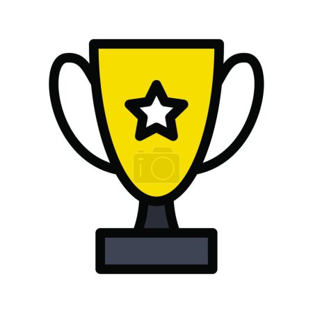 Ilustración de Icono de trofeo, ilustración simple web - Imagen libre de derechos