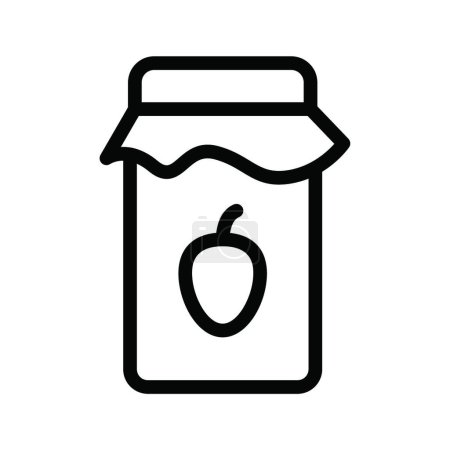 Ilustración de "tarro "icono, ilustración vectorial - Imagen libre de derechos