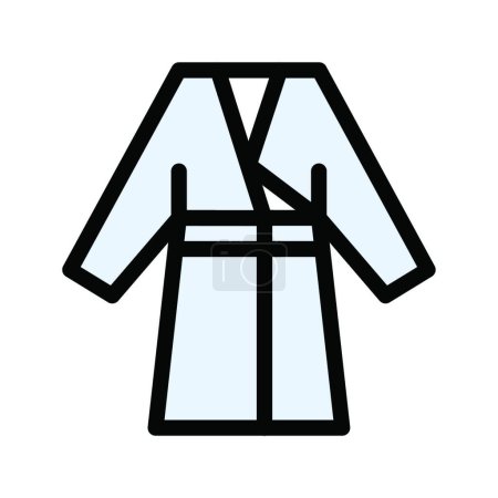 Téléchargez les illustrations : "chemise de nuit "icône, illustration vectorielle - en licence libre de droit