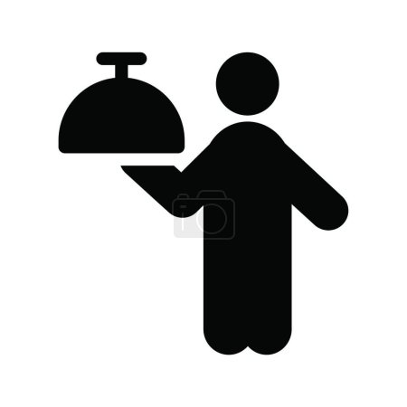 Illustration for "serve " icon, vector illustration - Royalty Free Image