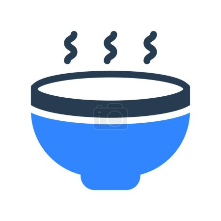 Ilustración de "sopa "icono, ilustración vectorial - Imagen libre de derechos
