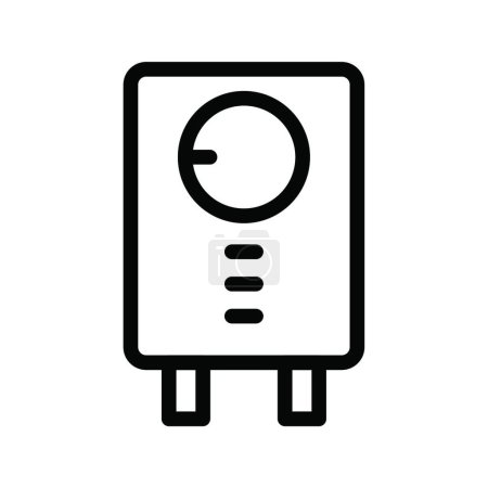 Illustration for Heater icon vector illustration - Royalty Free Image