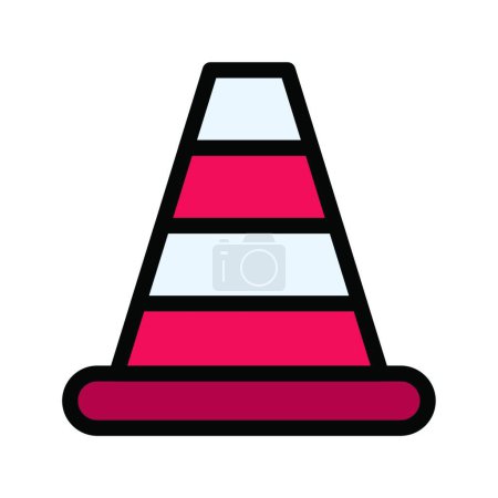 Illustration for "cone " icon vector illustration - Royalty Free Image