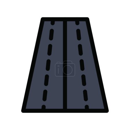 Ilustración de "carretera "icono ilustración vector - Imagen libre de derechos