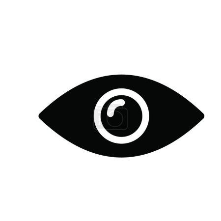 Illustration for Eye icon vector illustration - Royalty Free Image