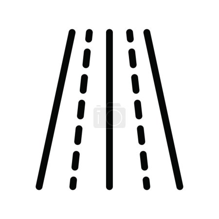 Illustration for "highway " icon vector illustration - Royalty Free Image